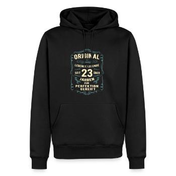 Original seit über 23 Jahren Geburtstag Geburt - Männer Premium Bio Hoodie - Schwarz - Vorne - Nico (187cm)