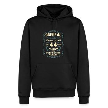 Original seit über 44 Jahren Geburtstag Geburt - Männer Premium Bio Hoodie - Schwarz - Vorne - Nico (187cm)