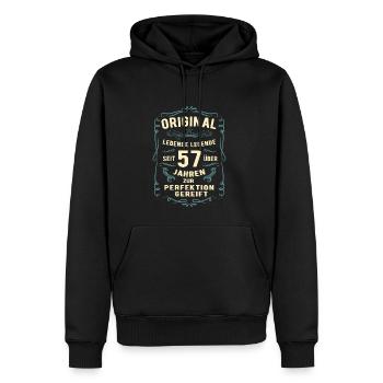 Original seit über 57 Jahren Geburtstag Geburt - Männer Premium Bio Hoodie - Schwarz - Vorne - Nico (187cm)