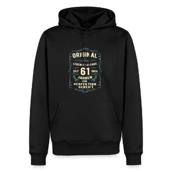 Original seit über 61 Jahren Geburtstag Geburt - Männer Premium Bio Hoodie - Schwarz - Vorne - Nico (187cm)