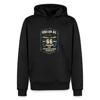 Original seit über 66 Jahren Geburtstag Geburt - Männer Premium Bio Hoodie - Schwarz - Vorne - Nico (187cm)