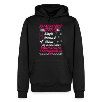 Lustig Seine und Sie radiologische Technologie - Männer Premium Bio Hoodie - Schwarz - Vorne - Nico (187cm)