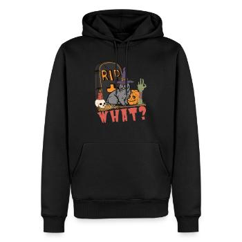 Mignon et effrayant British Shorthair Cat - Sweat à capuche Premium bio Homme - noir - Devant - Nico (187cm)