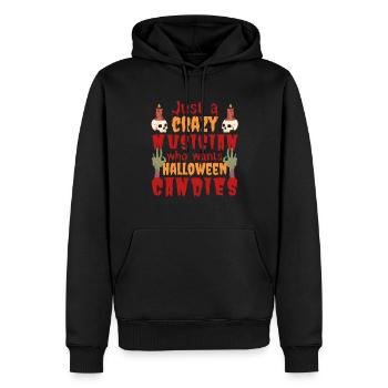 Gruselig lustig Halloween Spruch Musiker - Männer Premium Bio Hoodie - Schwarz - Vorne - Nico (187cm)