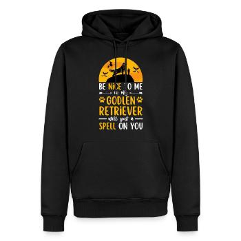 Golden Retriever Halloween Costume Dog - Men’s Premium Organic Hoodie - black - Front - Nico (187cm)