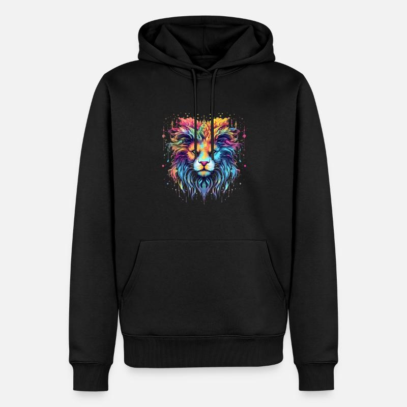 King Leon - Männer Premium Bio Hoodie - Schwarz