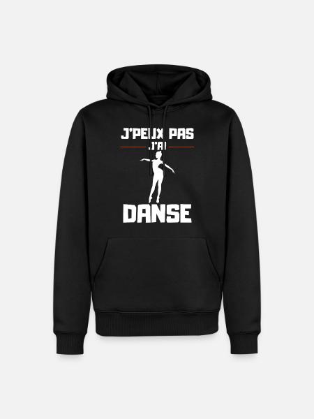 I Can't I Danced - Men’s Premium Organic Hoodie - black