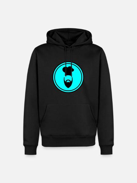 Kochhut icon symbol - Männer Premium Bio Hoodie - Schwarz