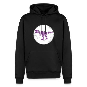 Dinosaurier. I am awesome style. Tiere. Urzeit - Männer Premium Bio Hoodie - Schwarz - Vorne - Nico (187cm)