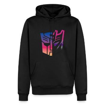 Transformers Autobots And Decepticons - Men’s Premium Organic Hoodie - black - Front - Nico (187cm)