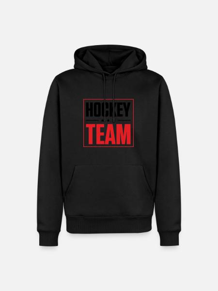 Hockey Team - Men’s Premium Organic Hoodie - black
