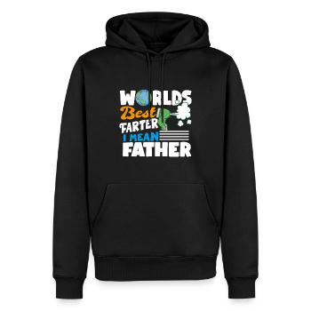 Worlds best Farter - Männer Premium Bio Hoodie - Schwarz - Vorne - Nico (187cm)