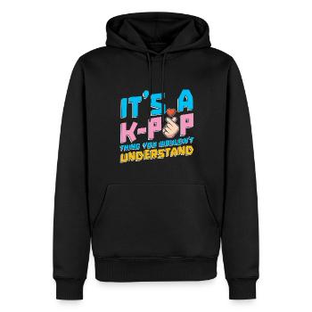 Koreanischer Pop Musiker Geschenk Lustiges K Pop - Männer Premium Bio Hoodie - Schwarz - Vorne - Nico (187cm)