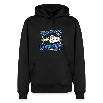 Zum ersten Mal Großvater 2023 - Männer Premium Bio Hoodie - Schwarz - Vorne - Nico (187cm)