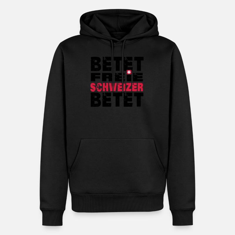 Betet freie Schweizer betet - Männer Premium Bio Hoodie - undefined