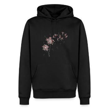 Cheerleader Sport Geschenk Pusteblume Cheerleading - Männer Premium Bio Hoodie - Schwarz - Vorne - Nico (187cm)