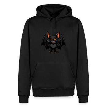Fledermaus Halloween Blutsauger - Männer Premium Bio Hoodie - Schwarz - Vorne - Nico (187cm)