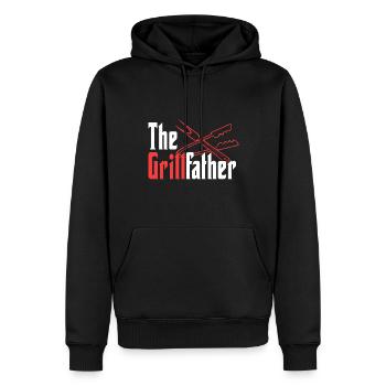 BBQ Grilling I Barbecue Chef I Grill Daddy I The - Männer Premium Bio Hoodie - Schwarz - Vorne - Nico (187cm)