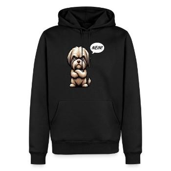 Nein Shih tzu Shih tzus Shih tzu Besitzer - Männer Premium Bio Hoodie - Schwarz - Vorne - Nico (187cm)