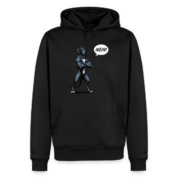 Nein Deutsche Dogge Doggen Doggenbesitzer - Männer Premium Bio Hoodie - Schwarz - Vorne - Nico (187cm)