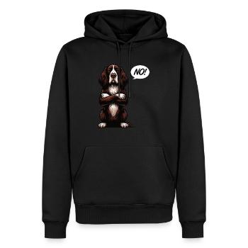No Münsterländer Münsterländer Owner Münsterhund - Men’s Premium Organic Hoodie - black - Front - Nico (187cm)
