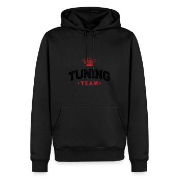 Équipe de tuning - Sweat à capuche Premium bio Homme - noir - Devant - Nico (187cm)