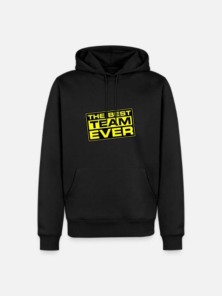 Best Team Ever - Men’s Premium Organic Hoodie - black