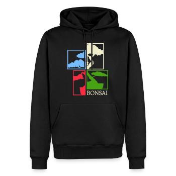 Bonsai Bonsai Show Shohin Japanese Bonsai Art - Men’s Premium Organic Hoodie - black - Front - Nico (187cm)