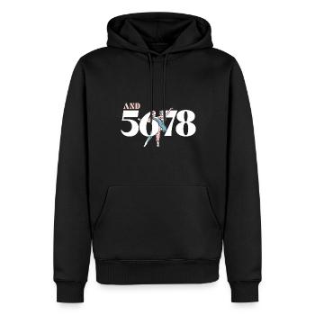 und 5 6 7 8 Balletttanzlehrer - Männer Premium Bio Hoodie - Schwarz - Vorne - Nico (187cm)