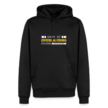 Overlanding Accessories, Overlanding Gear, Offroad - Men’s Premium Organic Hoodie - black - Front - Nico (187cm)