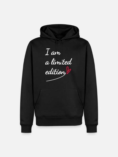 I'm a limited edition - Men’s Premium Organic Hoodie - black