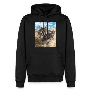 ganesh big bad elephant - Männer Premium Bio Hoodie - Schwarz - Vorne - Nico (187cm)