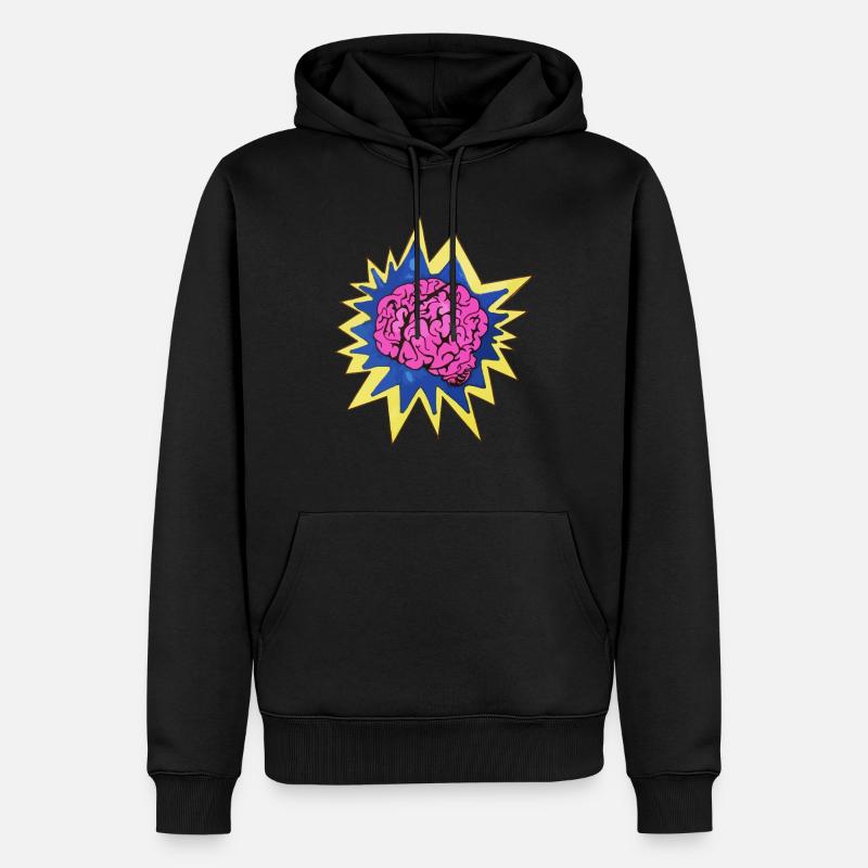 Endoctrinés - Sweat à capuche Premium bio Homme - noir