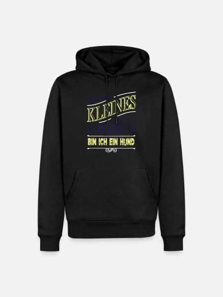 hunderasse windhund geburtstagsgeschenkidee zitat - Männer Premium Bio Hoodie - Schwarz