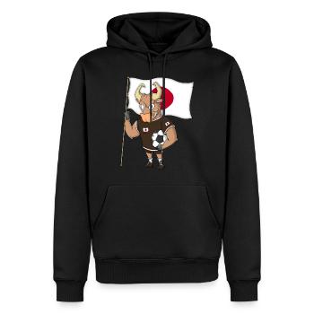 Taurus Fan Japan - Men’s Premium Organic Hoodie - black - Front - Nico (187cm)
