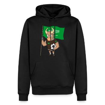 Taurus Fan Arabie Saoudite - Sweat à capuche Premium bio Homme - noir - Devant - Nico (187cm)