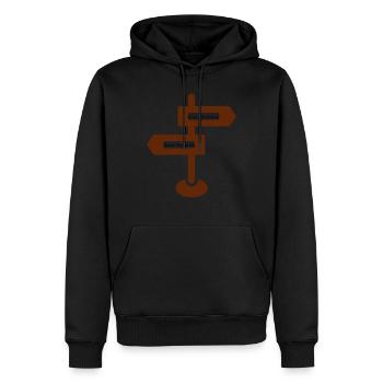 Weihnachtstradition Überraschungs-Designs - Männer Premium Bio Hoodie - Schwarz - Vorne - Nico (187cm)