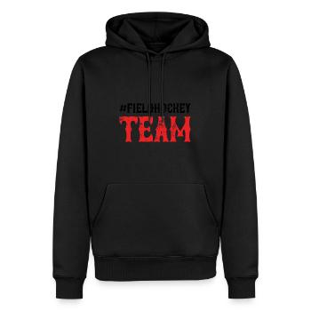 Fieldhockey Team - Männer Premium Bio Hoodie - Schwarz - Vorne - Nico (187cm)