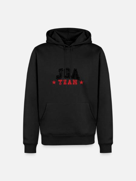 Jga Junggesellenabschied Team - Männer Premium Bio Hoodie - Schwarz