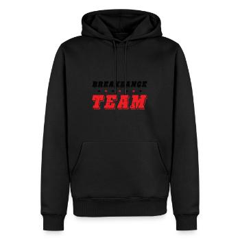 Breakdance Team - Männer Premium Bio Hoodie - Schwarz - Vorne - Nico (187cm)