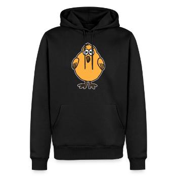 Chick - Men’s Premium Organic Hoodie - black - Front - Nico (187cm)