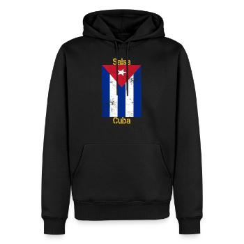 Salsa Dance Cuba Flag Salsa Tanz Gift Shirt - Männer Premium Bio Hoodie - Schwarz - Vorne - Nico (187cm)