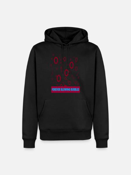 Forever Blowing Bubbles - Men’s Premium Organic Hoodie - black
