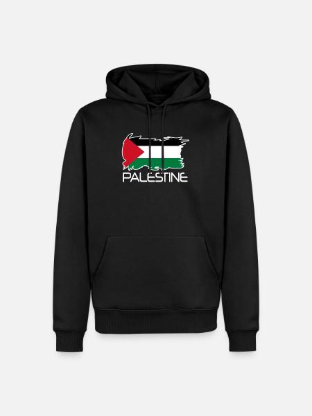 Palestine Flag Independence - Men’s Premium Organic Hoodie - black