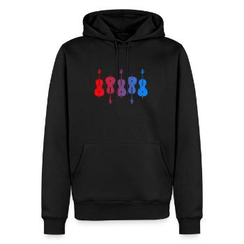 Cello Cellist Classical Music - Men’s Premium Organic Hoodie - black - Front - Nico (187cm)