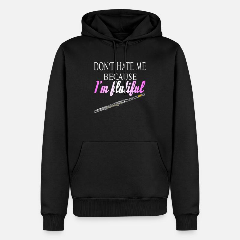 Joueur de flûte - Sweat à capuche Premium bio Homme - noir