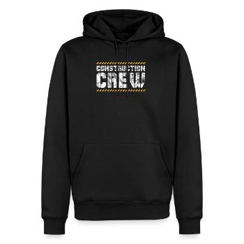 Bauarbeiter - Männer Premium Bio Hoodie - Schwarz - Vorne - Nico (187cm)