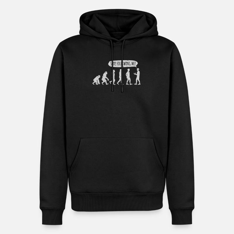 Biologie Evolution - Männer Premium Bio Hoodie - Schwarz