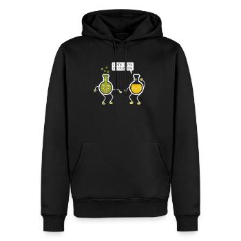Chemie Säuren - Männer Premium Bio Hoodie - Schwarz - Vorne - Nico (187cm)