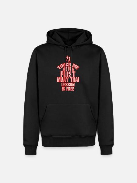 Muay Thai lessons - Men’s Premium Organic Hoodie - black